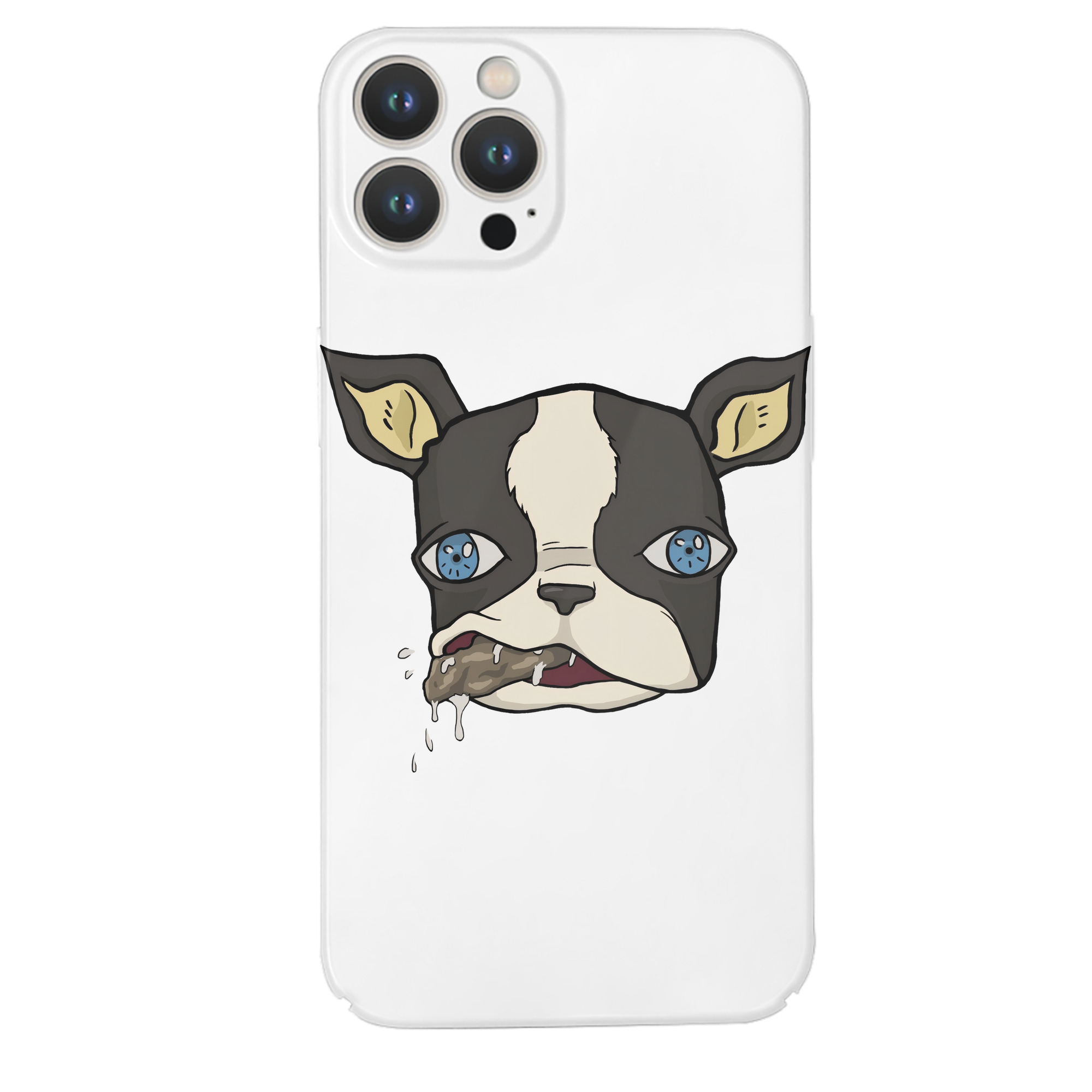 （画像用） ジョジョの奇妙な冒険 イギー JoJo's Bizarre Adventure Iggy 【iPhone 14シリーズ対応】ハードケース